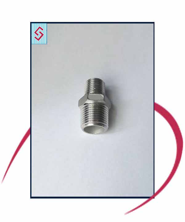 BSP / NPT Hex Nipple Stainless Steel