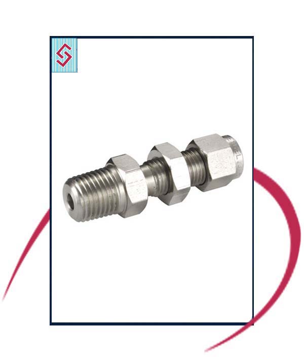 Compression Bulk Head Male Connector