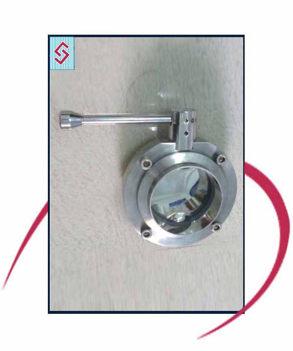 SS 304 Sandwich Butterfly Valve